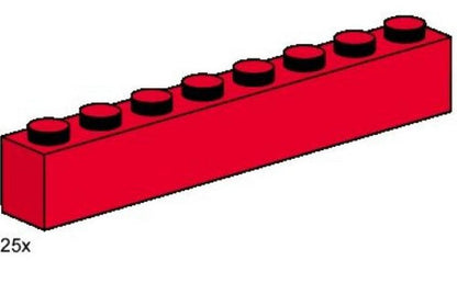 LEGO 1x8 Red Bricks 3482 Bulk Bricks LEGO Bulk Bricks @ 2TTOYS LEGO €. 6.00