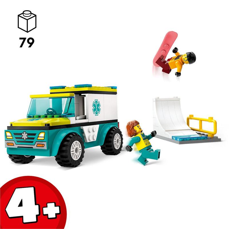 LEGO Ambulance & Snowboarder 60403 City LEGO FRIENDS @ 2TTOYS | Official LEGO shop😊🥰 LEGO €. 16.49