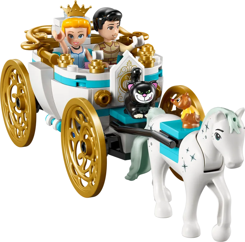 LEGO Assepoesters kasteel en paardenkoets 43275 Disney @ 2TTOYS | Official LEGO shop😊🥰 LEGO €. 67.99