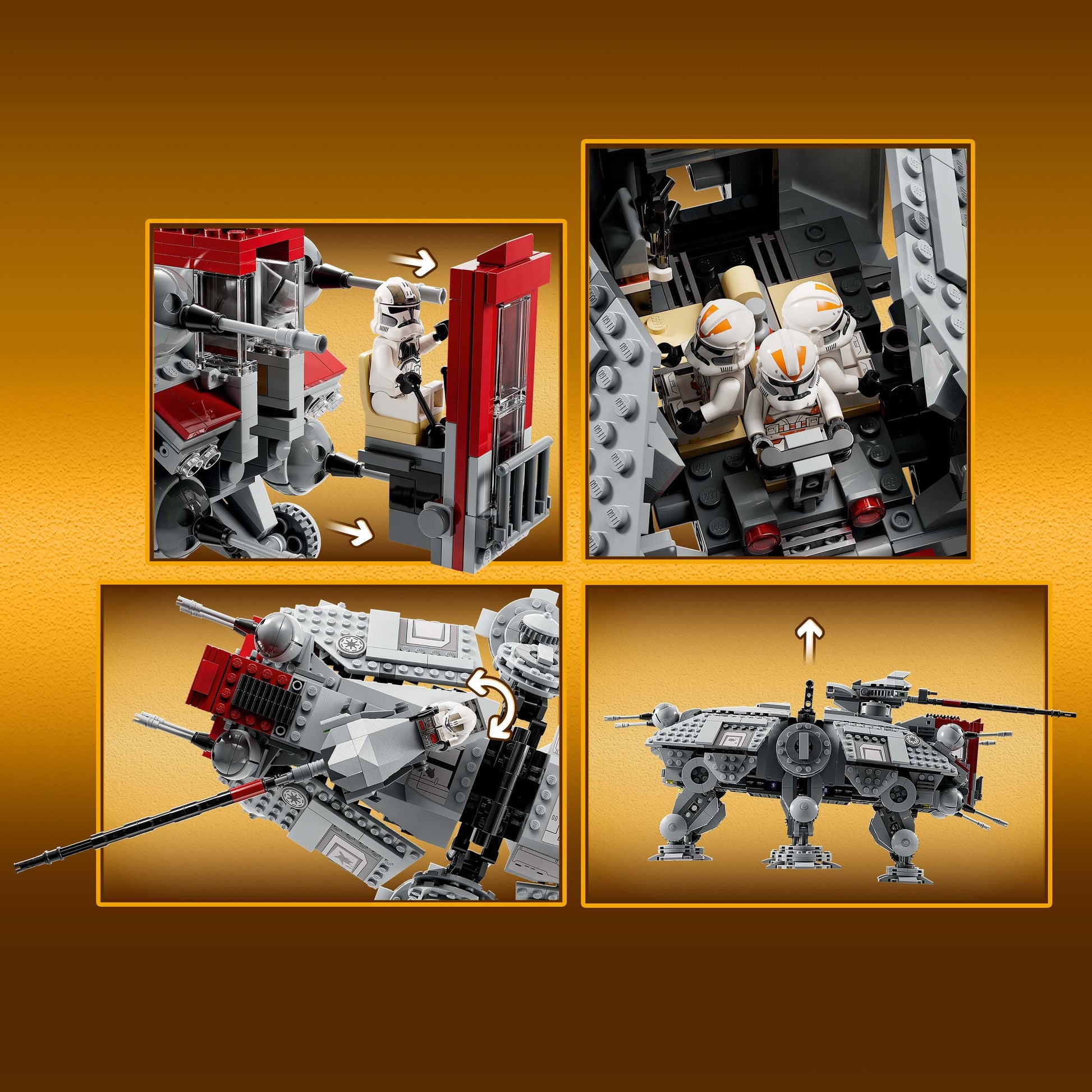 LEGO AT-TE Walker 75337 StarWars LEGO STARWARS @ 2TTOYS LEGO €. 118.48