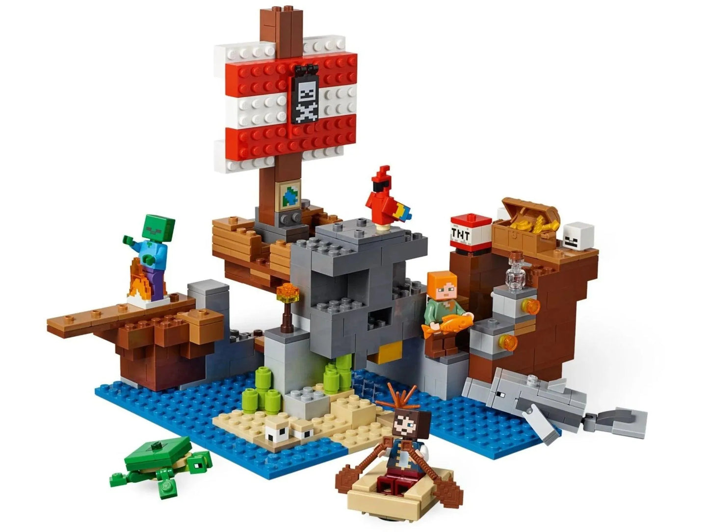 LEGO Avontuur op het piratenschip 21152 Minecraft LEGO MINECRAFT @ 2TTOYS | Official LEGO shop😊🥰 LEGO €. 47.49