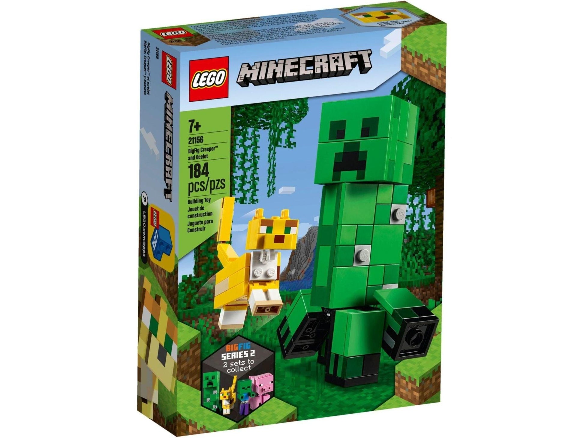 LEGO BigFig Creeper en Ocelot 21156 Minecraft LEGO MINECRAFT @ 2TTOYS LEGO €. 15.49