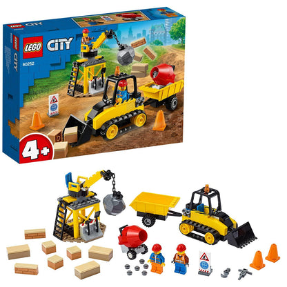 LEGO Bouw Bulldozer Graafmachine 60252 City LEGO CITY BOUWPLAATS @ 2TTOYS | Official LEGO shop😊🥰 LEGO €. 15.49