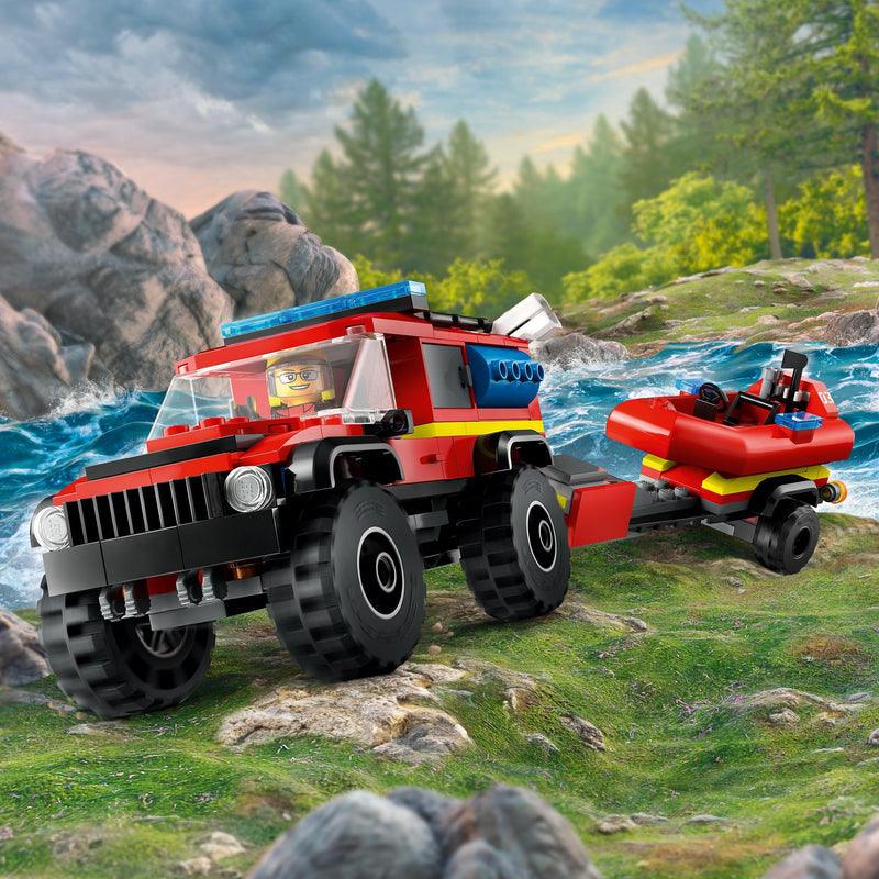 LEGO Brandweerwagen met reddingsboot 60412 City LEGO CITY @ 2TTOYS | Official LEGO shop😊🥰 LEGO €. 25.49