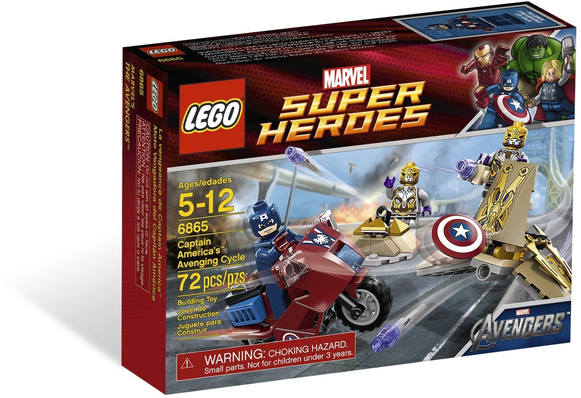 LEGO Captain America's Avenging Motorfiets 6865 Marvel Super Heroes LEGO Captain America's Avenging Cycle 6865 Marvel Super Heroes 6865 @ 2TTOYS LEGO €. 12.99