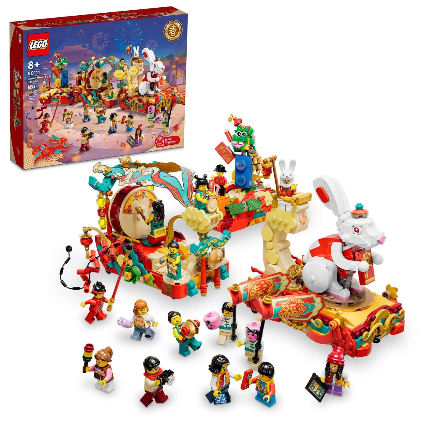 LEGO Chinees Nieuwjaar parade 80111 Chinees Nieuwjaar LEGO CHINEES NIEUWJAAR @ 2TTOYS LEGO €. 132.49