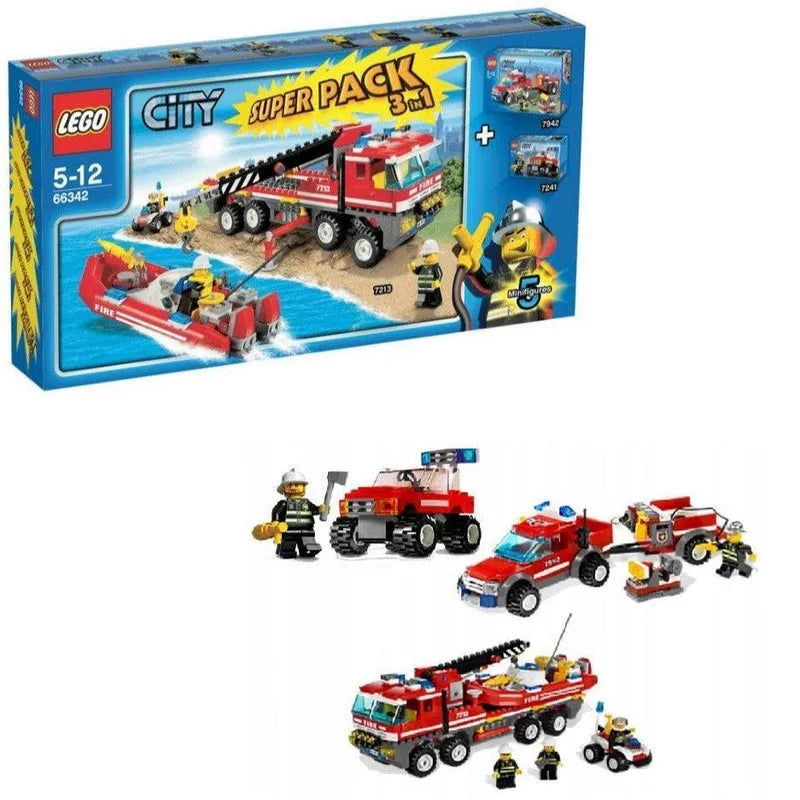 LEGO City Super Pack 3 in 1 66342 City LEGO CITY @ 2TTOYS | Official LEGO shop😊🥰 LEGO €. 59.99