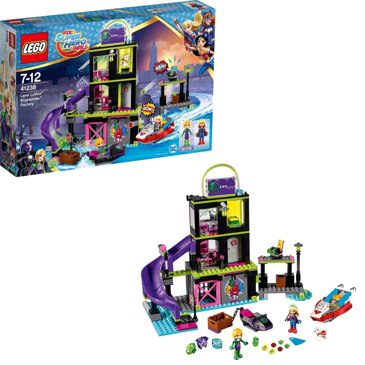 LEGO De Kryptomite-fabriek 41238 Superheroes Girls LEGO SUPERHEROES @ 2TTOYS LEGO €. 62.99