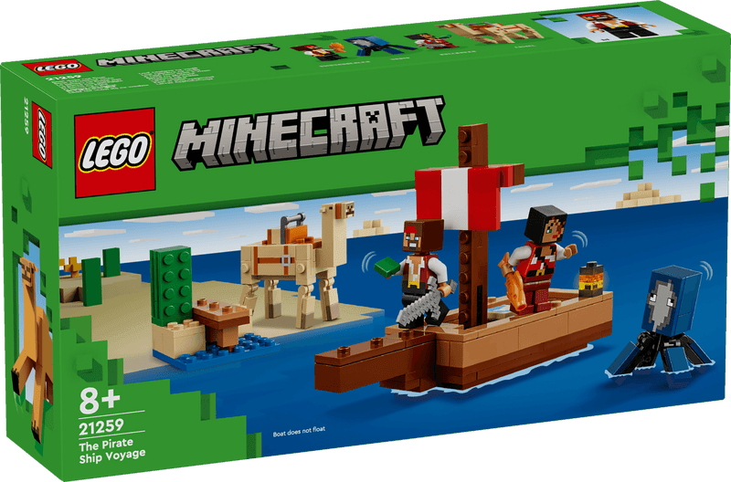 LEGO De Piratenschipreis - Zeil het avontuur tegemoet 21259 Minecraft LEGO MINECRAFT @ 2TTOYS | Official LEGO shop😊🥰 LEGO €. 12.98