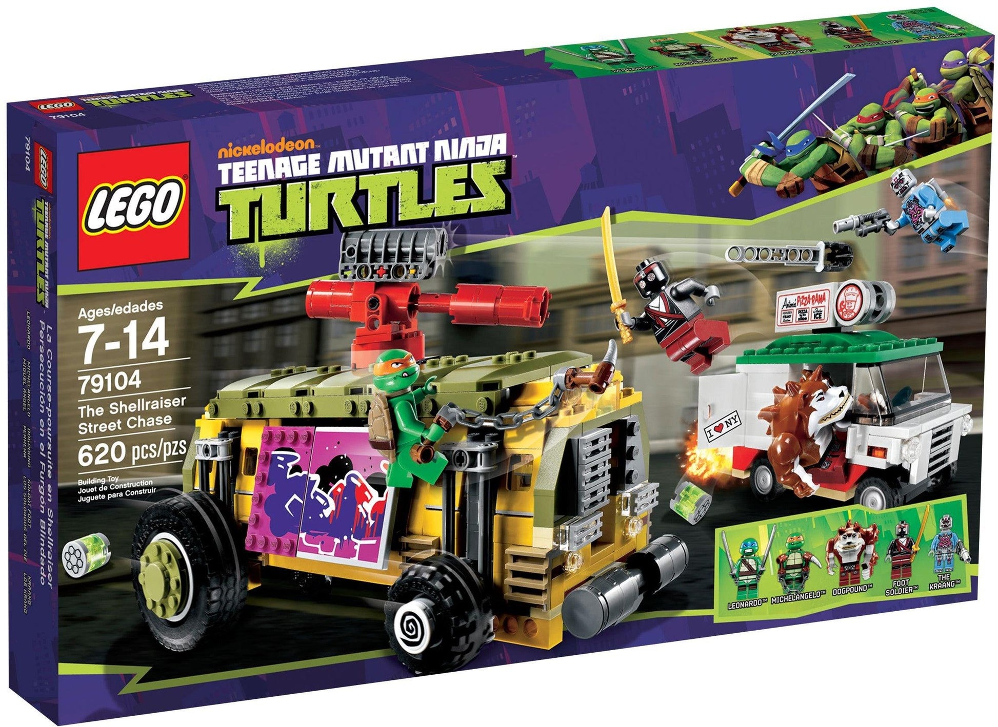 LEGO De Shellraiser straatrace 79104 Teenage Mutant Ninja Turtles LEGO TEENAGE MUTANT NINJA TURTES @ 2TTOYS LEGO €. 124.99