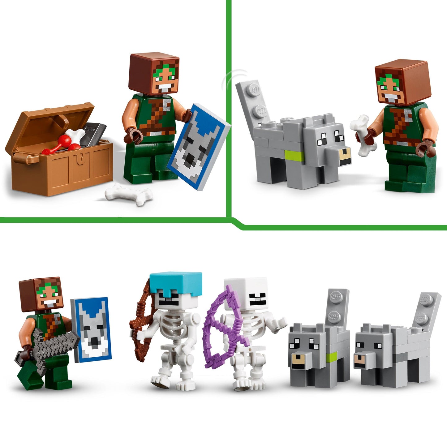 LEGO De wolvenburcht 21261 Minecraft LEGO MINECRAFT @ 2TTOYS | Official LEGO shop😊🥰 LEGO €. 29.49