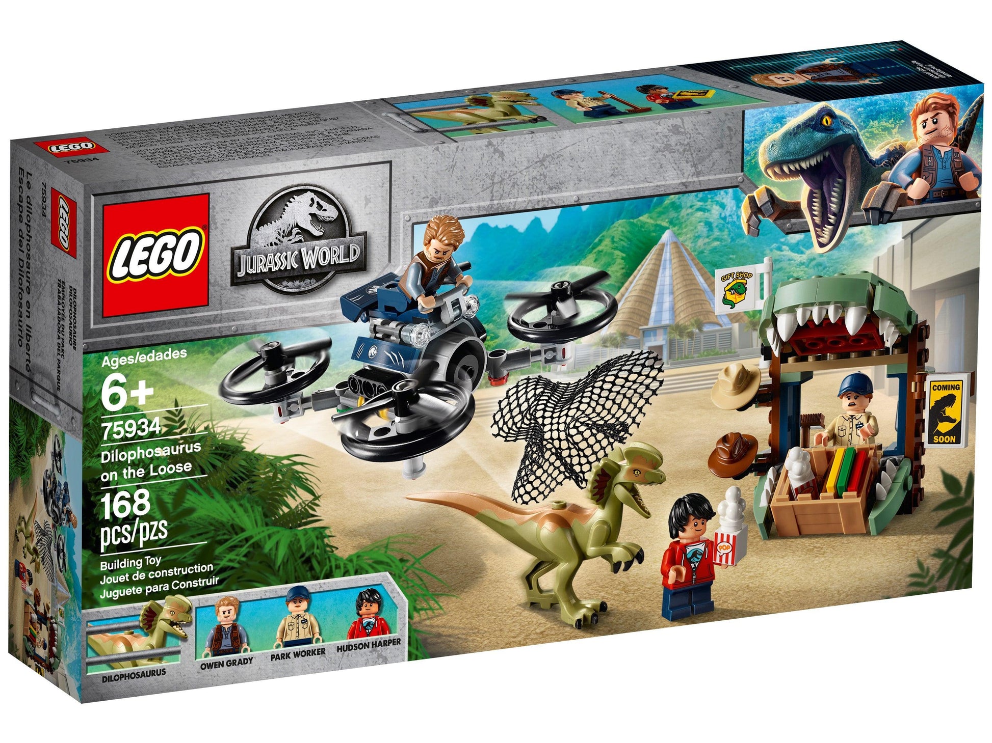 LEGO Dilophosaurus Dino ontsnapt 75934 Jurassic World LEGO JURASSIC WORLD @ 2TTOYS | Official LEGO shop😊🥰 LEGO €. 16.49