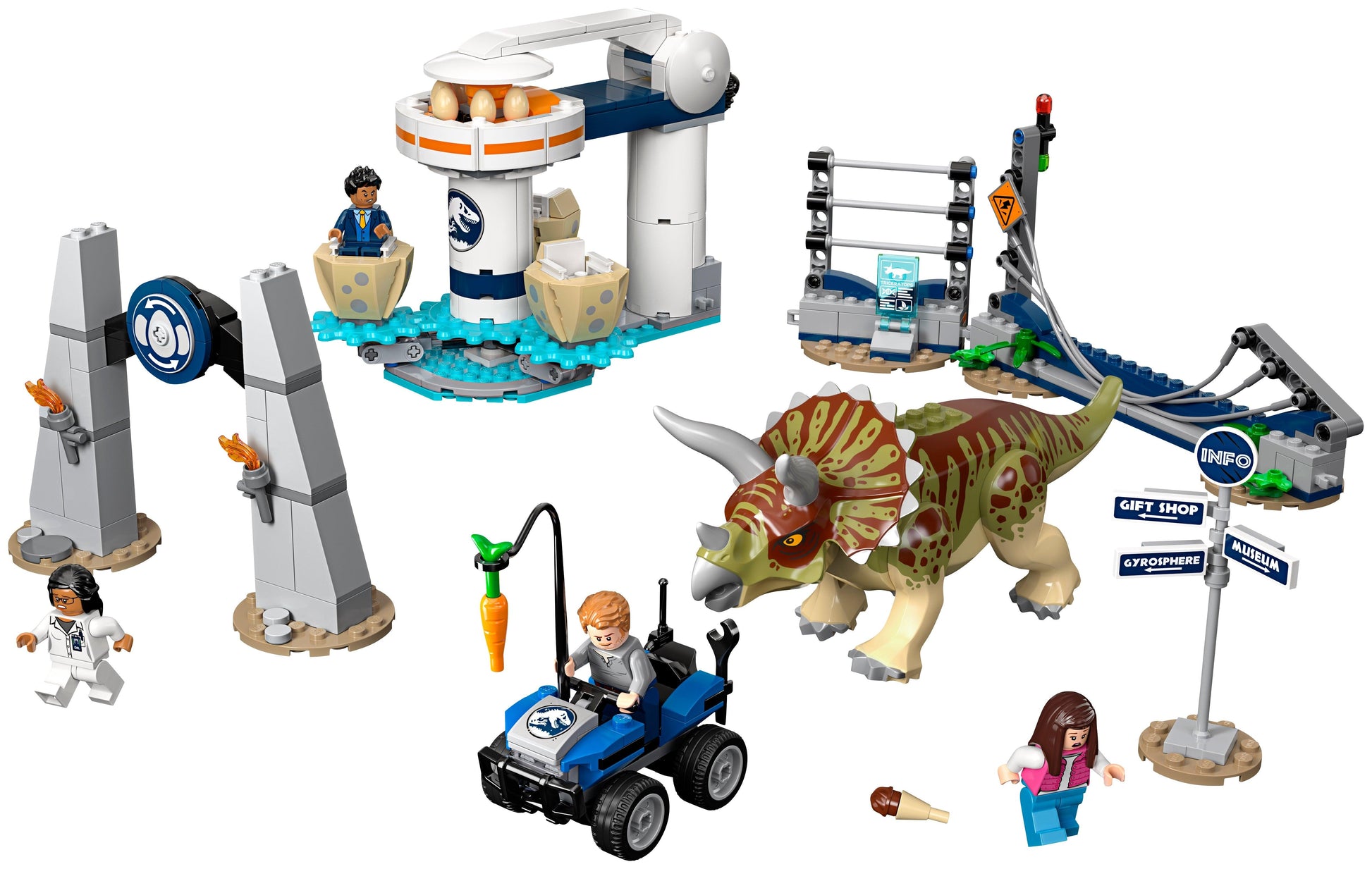 LEGO Dino Triceratopschaos 75937 Jurassic World LEGO JURASSIC WORLD @ 2TTOYS LEGO €. 59.49