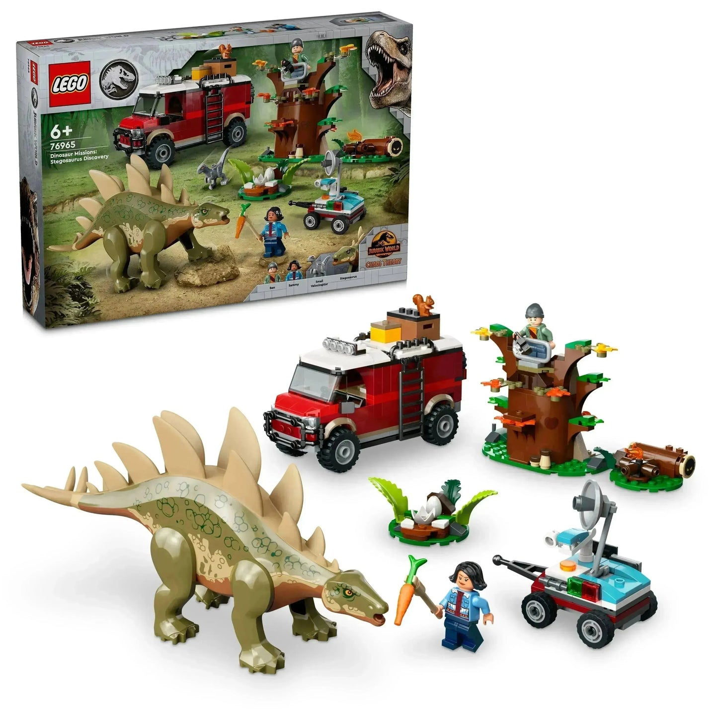 LEGO Dinosaurusmissies: Stegosaurus ontdekking 76965 Jurassic World LEGO JURASSIC WORLD @ 2TTOYS | Official LEGO shop😊🥰 LEGO €. 54.99