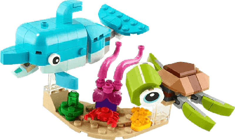 LEGO Dolfijn en Schildpad 31128 Creator 3-in-1 LEGO CREATOR @ 2TTOYS | Official LEGO shop😊🥰 LEGO €. 9.99