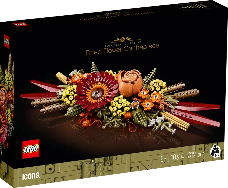 LEGO gedroogde bloemen tafelstuk 10314 Icons LEGO ICONS @ 2TTOYS | Official LEGO shop😊🥰 LEGO €. 44.99