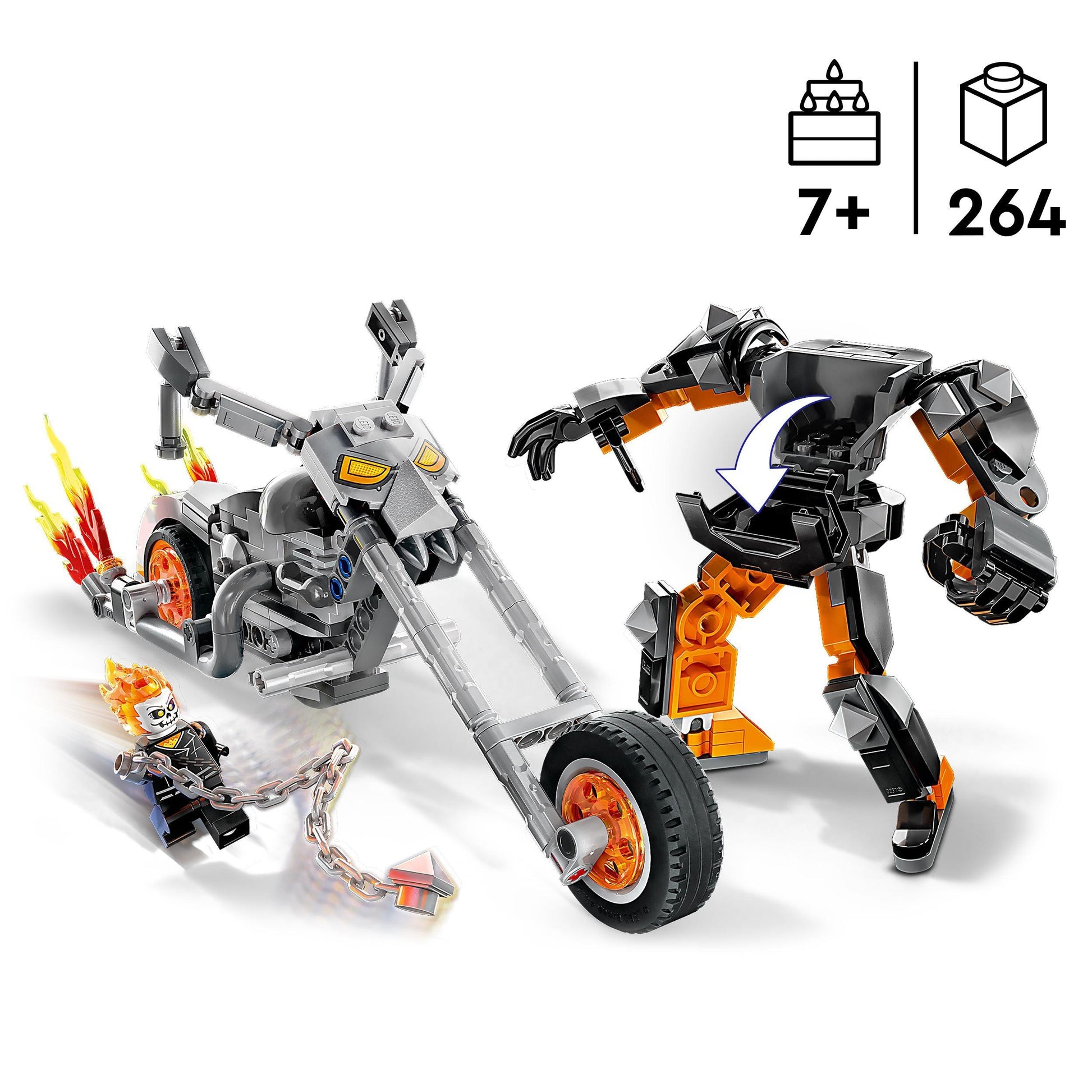 LEGO Ghost Rider Mech & motor 76245 City LEGO SUPERHEROES @ 2TTOYS LEGO €. 29.49