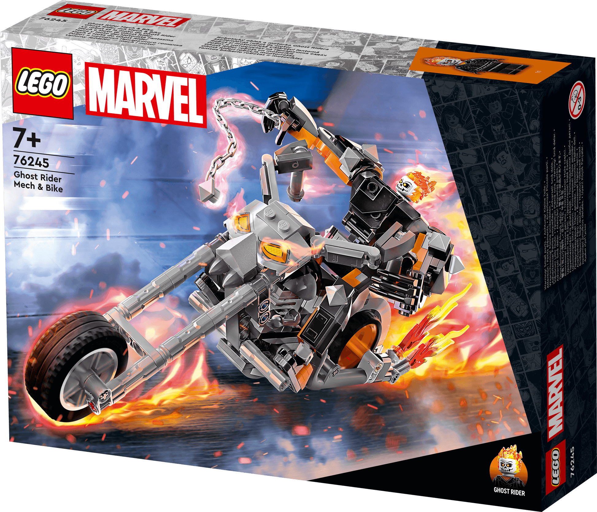 LEGO Ghost Rider Mech & motor 76245 City LEGO SUPERHEROES @ 2TTOYS | Official LEGO shop😊🥰 LEGO €. 29.49