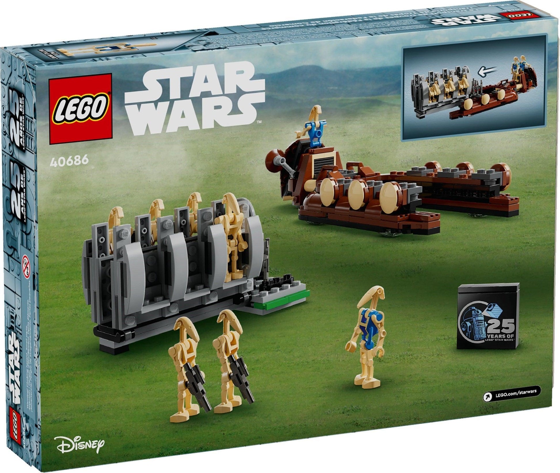 LEGO Handelsfederatie troepentransport 40686 StarWars LEGO STARWARS @ 2TTOYS | Official LEGO shop😊🥰 2TTOYS €. 29.99