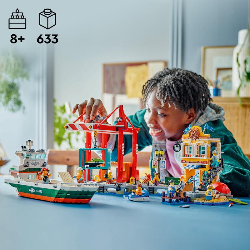 LEGO Haven met vrachtschip 60422 City LEGO CITY @ 2TTOYS | Official LEGO shop😊🥰 LEGO €. 93.48