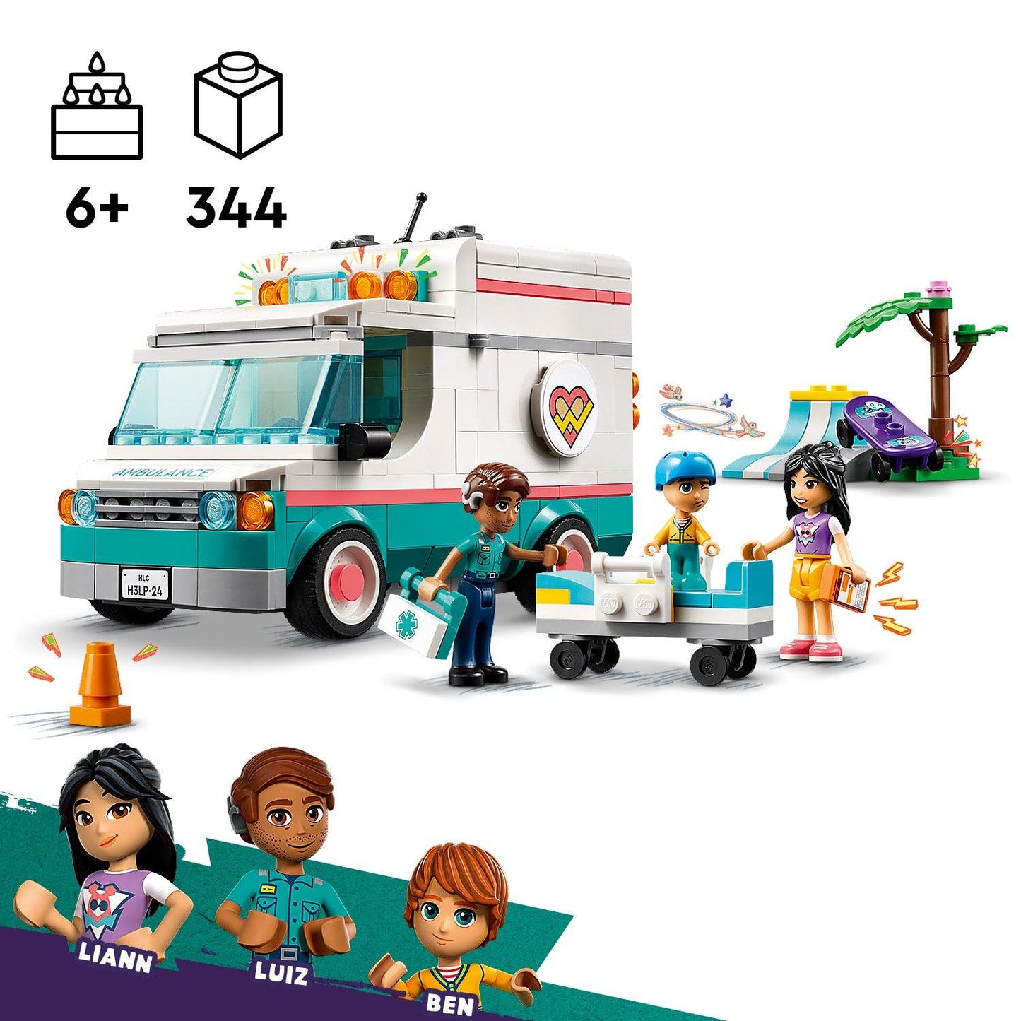 LEGO Heartlake City ambulance 42613 Friends LEGO FRIENDS @ 2TTOYS | Official LEGO shop😊🥰 LEGO €. 29.49