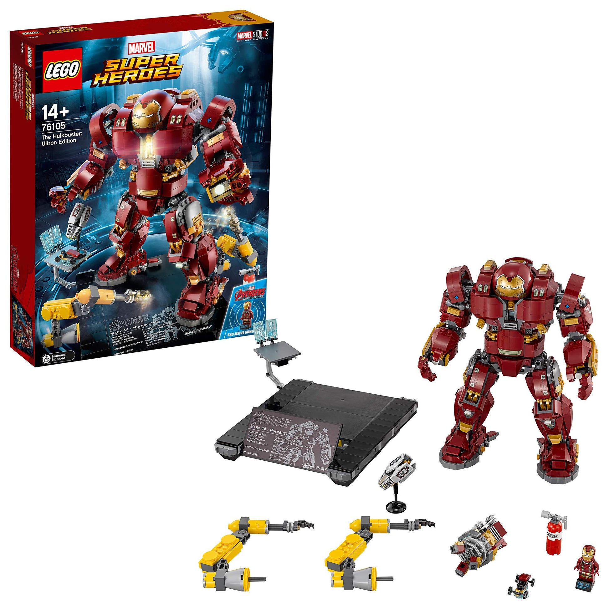 LEGO Hulkbuster Ultron Editie 76105 Superheroes LEGO SUPERHEROES @ 2TTOYS | Official LEGO shop😊🥰 LEGO €. 199.99