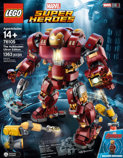 LEGO Hulkbuster Ultron Editie 76105 Superheroes LEGO SUPERHEROES @ 2TTOYS | Official LEGO shop😊🥰 LEGO €. 199.99