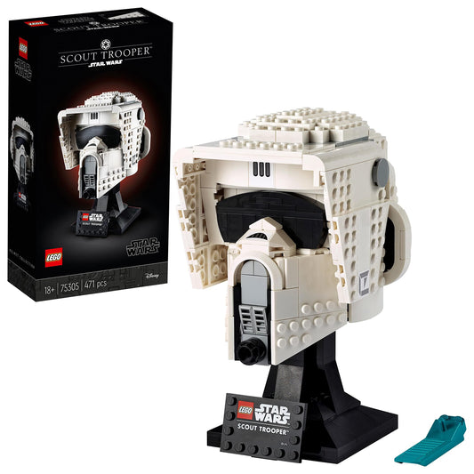 LEGO Imperial Scout Trooper Helm Wit 75305 StarWars LEGO STARWARS @ 2TTOYS LEGO €. 89.99