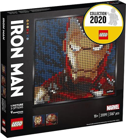 LEGO Iron Man schilderij Marvel Studio 31199 Art LEGO SUPERHEROES @ 2TTOYS LEGO €. 104.99