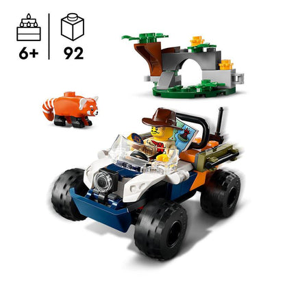 LEGO Jungleonderzoekers: rode panda-missie met terreinwagen 60424 City LEGO CITY @ 2TTOYS | Official LEGO shop😊🥰 LEGO €. 8.49