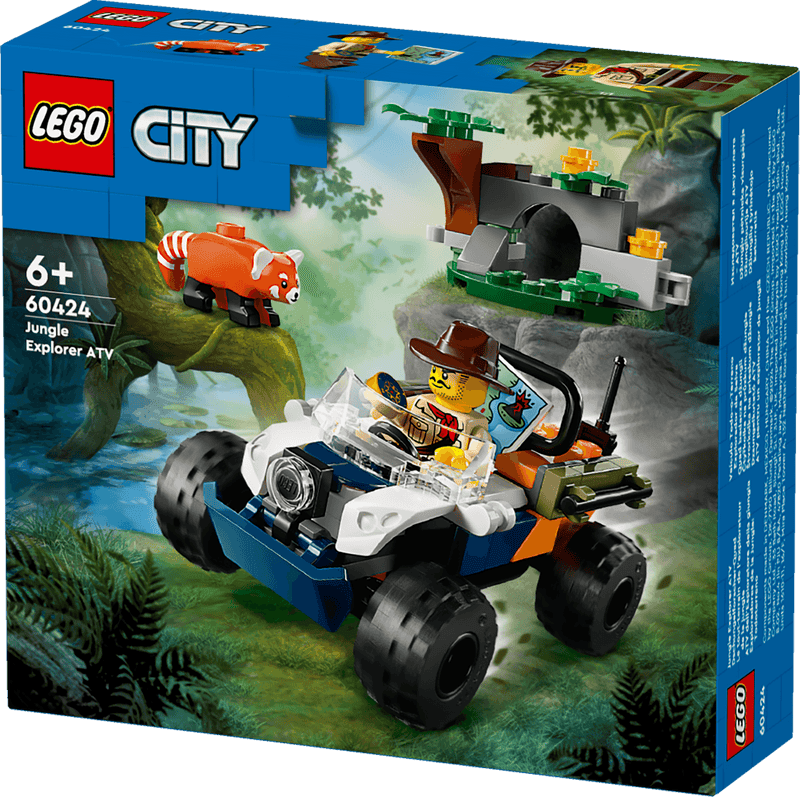 LEGO Jungleonderzoekers: rode panda-missie met terreinwagen 60424 City LEGO CITY @ 2TTOYS | Official LEGO shop😊🥰 LEGO €. 8.49