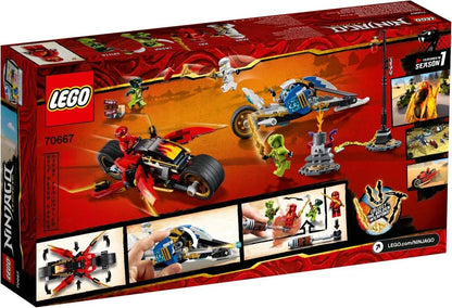 LEGO Kais Feuer-Bike zwaardmotor & Zanes sneeuwscooter 70667 Ninjago LEGO NINJAGO @ 2TTOYS | Official LEGO shop😊🥰 LEGO €. 32.99