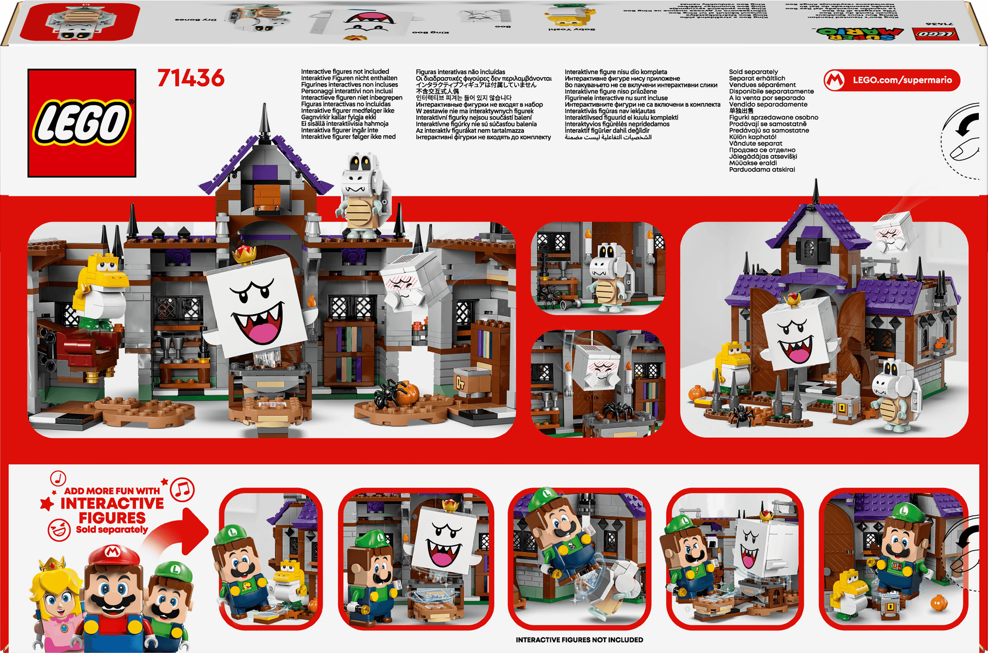 LEGO King Boo's spookhuis 71436 SuperMario LEGO SUPERMARIO @ 2TTOYS | Official LEGO shop😊🥰 LEGO €. 63.48