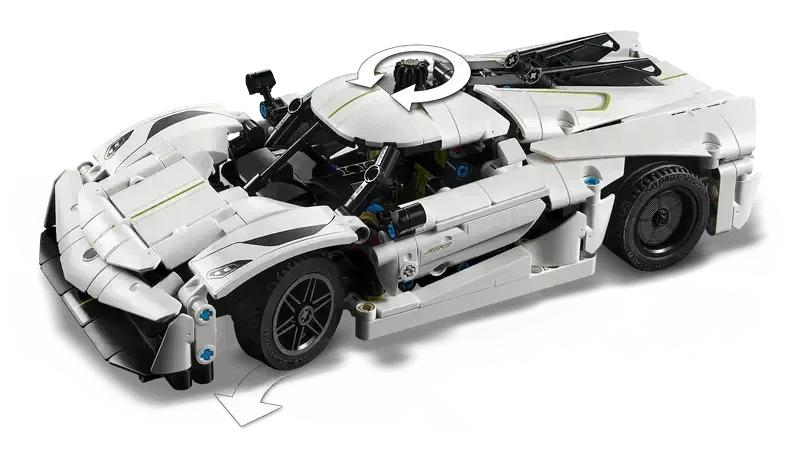 LEGO Koenigsegg Jesko Absolut Hypercar (wit) 42184 Technic LEGO CREATOR @ 2TTOYS | Official LEGO shop😊🥰 LEGO €. 54.99