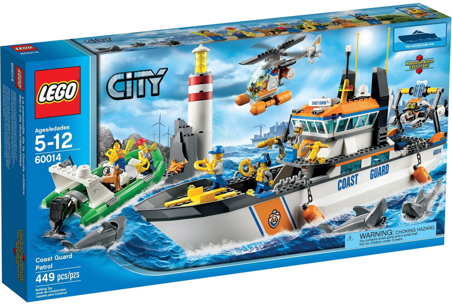 LEGO Kustwachtpatrouille 60014 City LEGO CITY @ 2TTOYS | Official LEGO shop😊🥰 LEGO €. 69.99