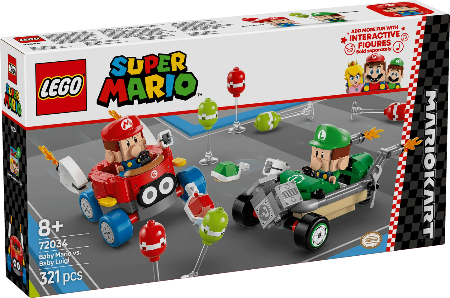 LEGO Mario Kart – Baby Mario vs. Baby Luigi 72034 SuperMario LEGO SUPERMARIO @ 2TTOYS | Official LEGO shop😊🥰 LEGO €. 25.49