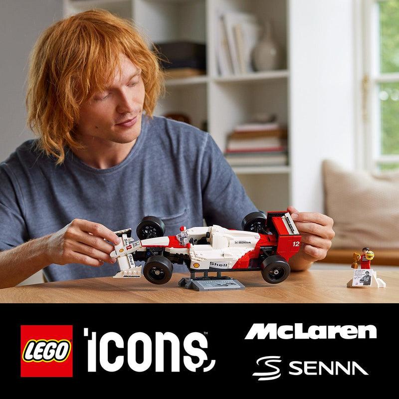 LEGO McLaren MP4/4 en Ayrton Senna 10330 Icons LEGO Icons @ 2TTOYS | Official LEGO shop😊🥰 LEGO €. 67.49