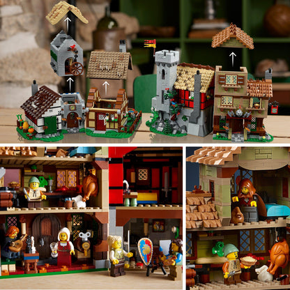 LEGO Middeleeuws stadsplein 10332 Icons LEGO ICONS @ 2TTOYS | Official LEGO shop😊🥰 LEGO €. 229.99