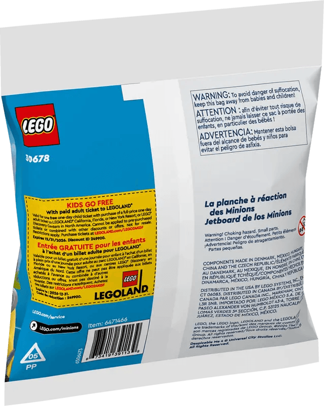 LEGO Minion op raketskateboard 30678 Minions Polybag LEGO CREATOR @ 2TTOYS | Official LEGO shop😊🥰 LEGO €. 3.99