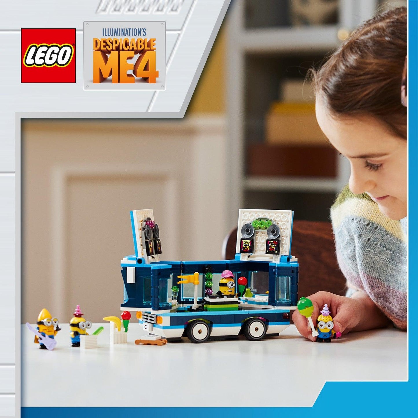 LEGO Muzikale feestbus van de Minions 75581 Minions LEGO MINIONS @ 2TTOYS | Official LEGO shop😊🥰 LEGO €. 33.98