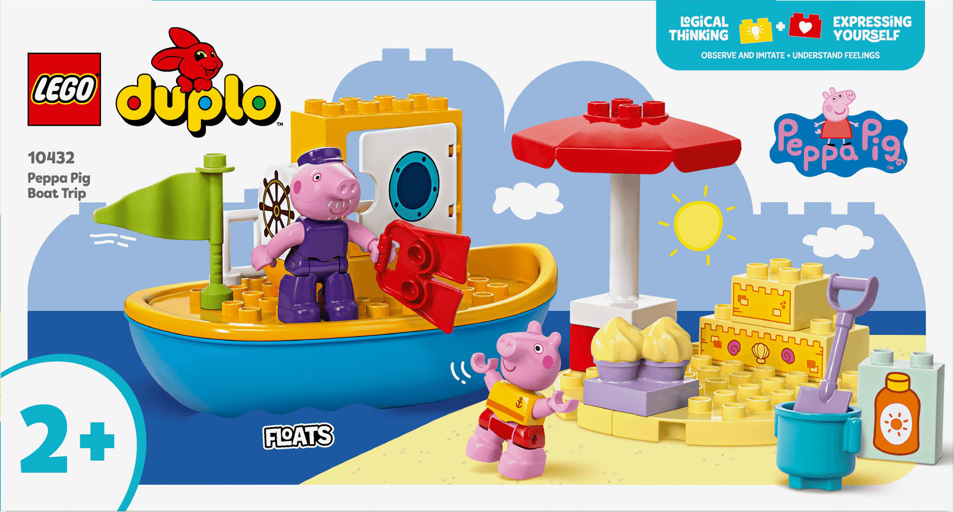 LEGO Peppa Big bootreis 10432 DUPLO (Pre-Order: verwacht juni) PEPPA PIG @ 2TTOYS LEGO €. 24.99