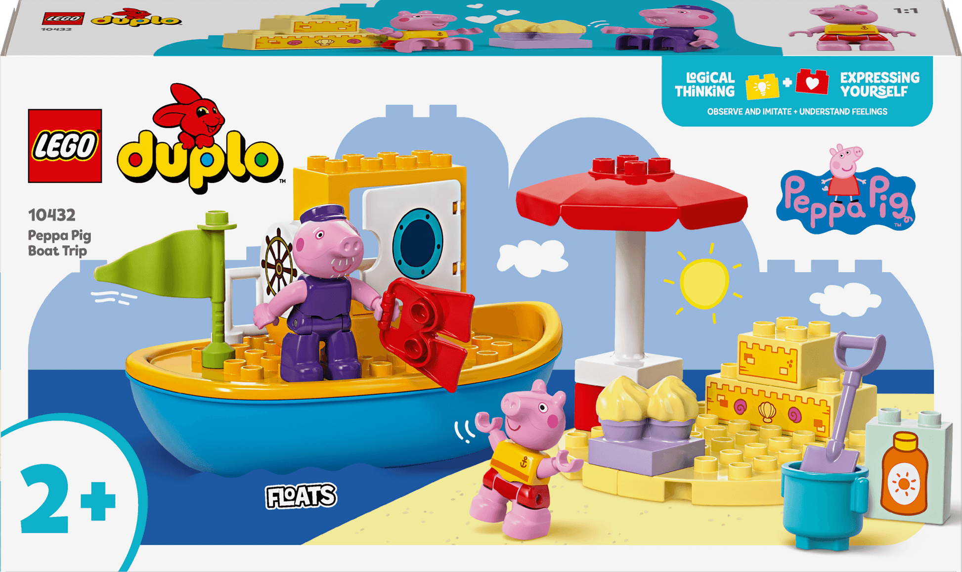 LEGO Peppa Big bootreis 10432 DUPLO (Pre-Order: verwacht juni) PEPPA PIG @ 2TTOYS LEGO €. 24.99