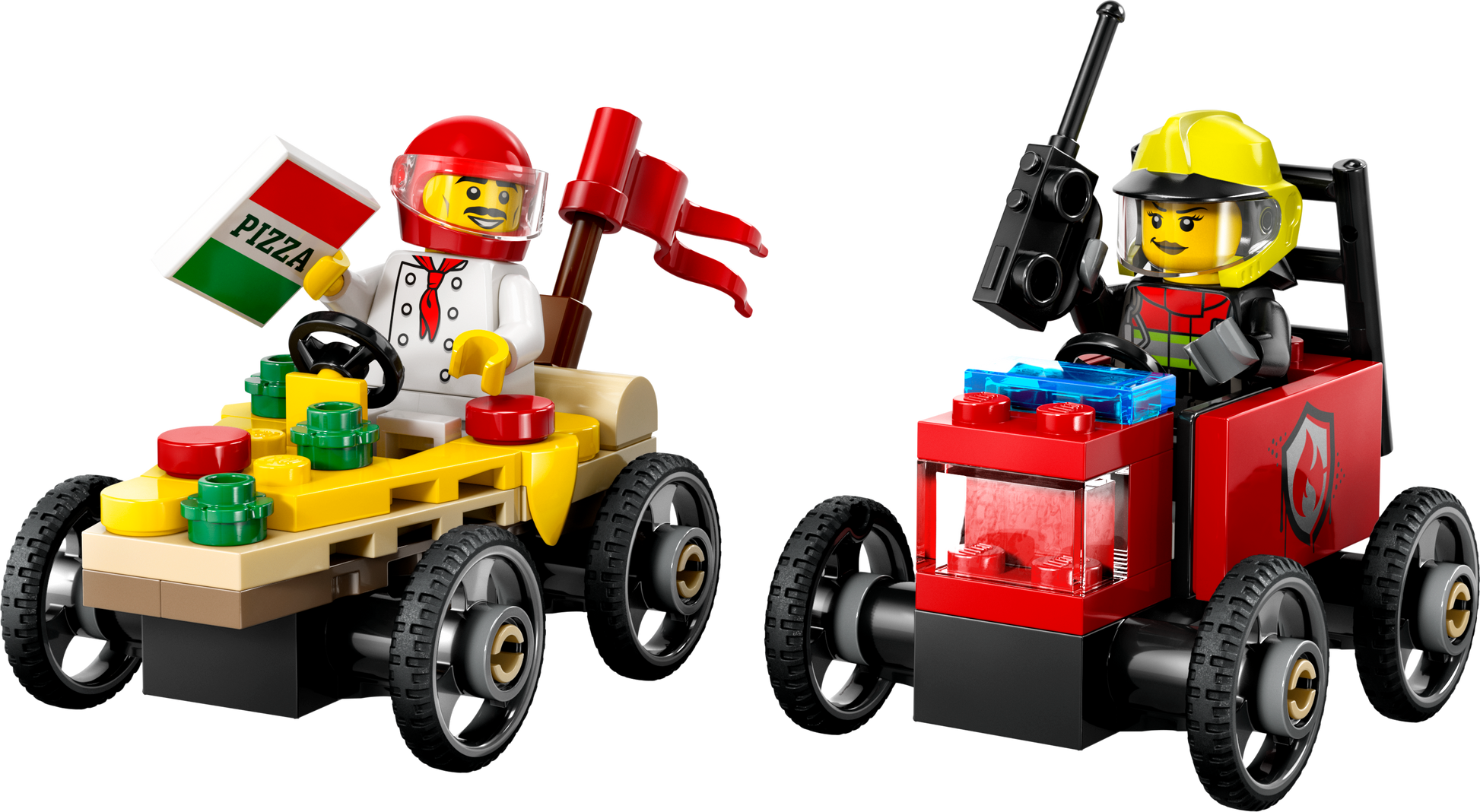 LEGO Raceauto pakket: pizzabestelwagen vs Brandweerwagen 60458 City (Pre-Order: januari 2025) LEGO CITY @ 2TTOYS | Official LEGO shop😊🥰 LEGO €. 8.49