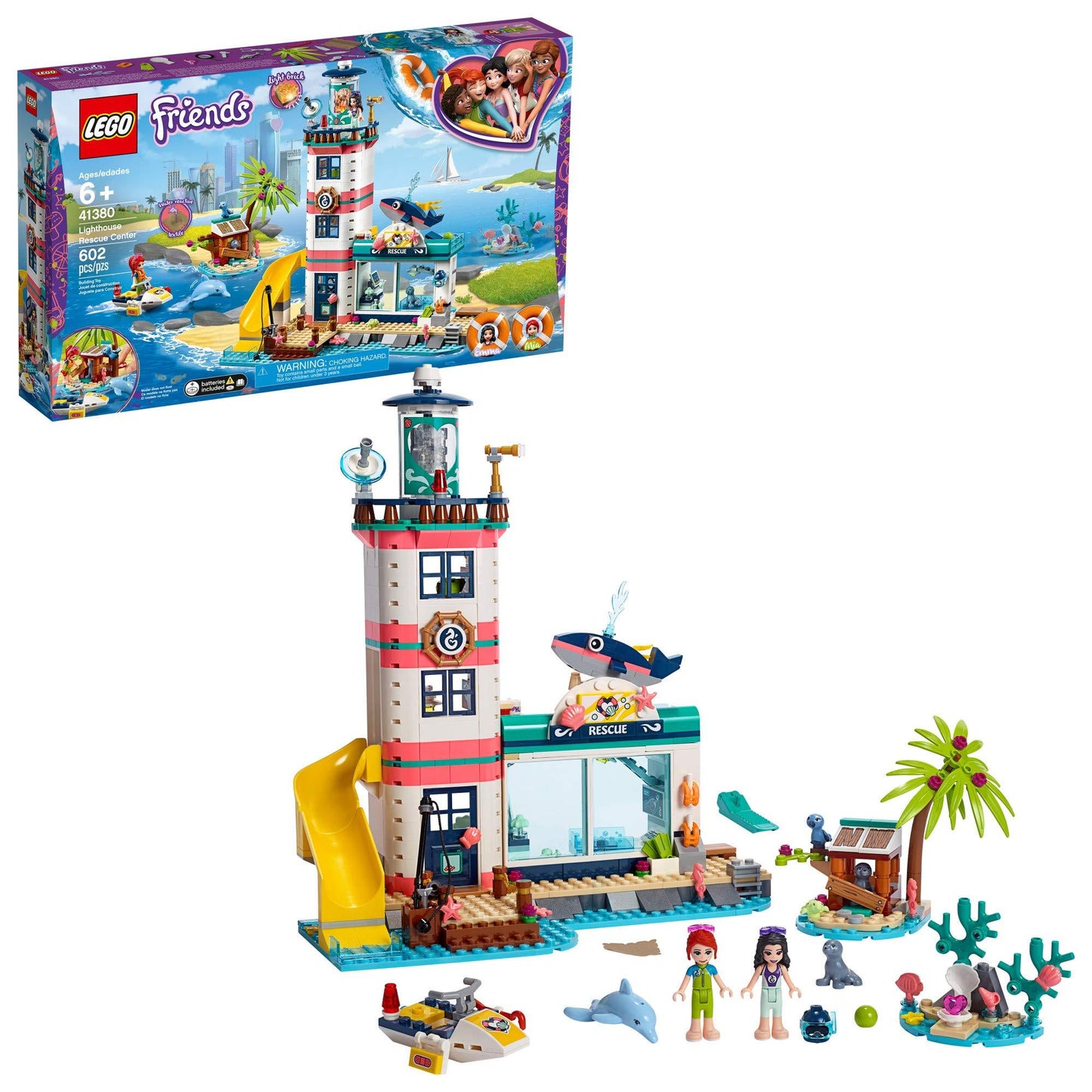 LEGO Reddingscentrum voor dieren in de vuurtoren 41380 Friends LEGO FRIENDS @ 2TTOYS LEGO €. 49.99