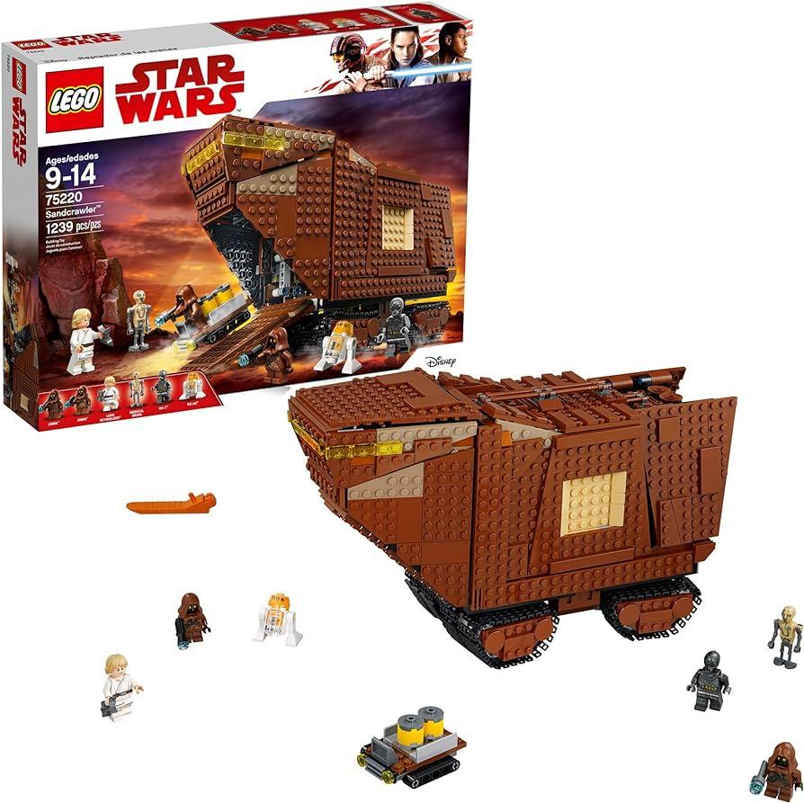 LEGO Sandcrawler van de Jawa's inclusief Luke, RA-7 en R5-A2 75220 StarWars LEGO STARWARS @ 2TTOYS LEGO €. 159.99