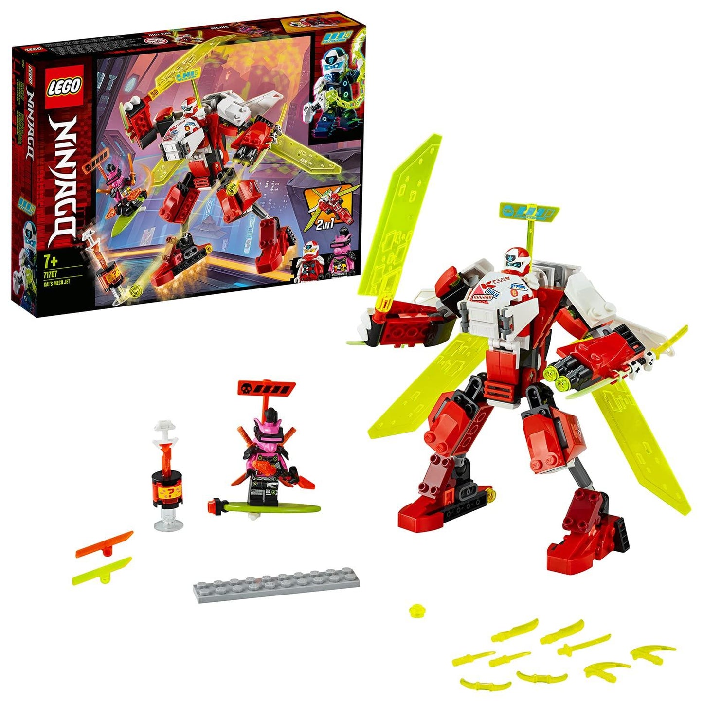 LEGO Stoere Kai's Mech Jet Vliegtuig 71707 Ninjago LEGO NINJAGO @ 2TTOYS | Official LEGO shop😊🥰 LEGO €. 14.99