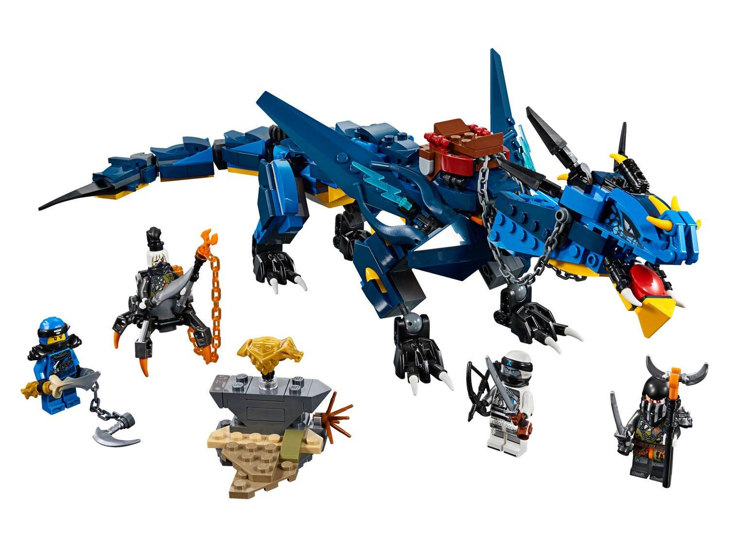 LEGO Stormbringer en de blauwe bliksem draak 70652 Ninjago LEGO NINJAGO @ 2TTOYS LEGO €. 54.99