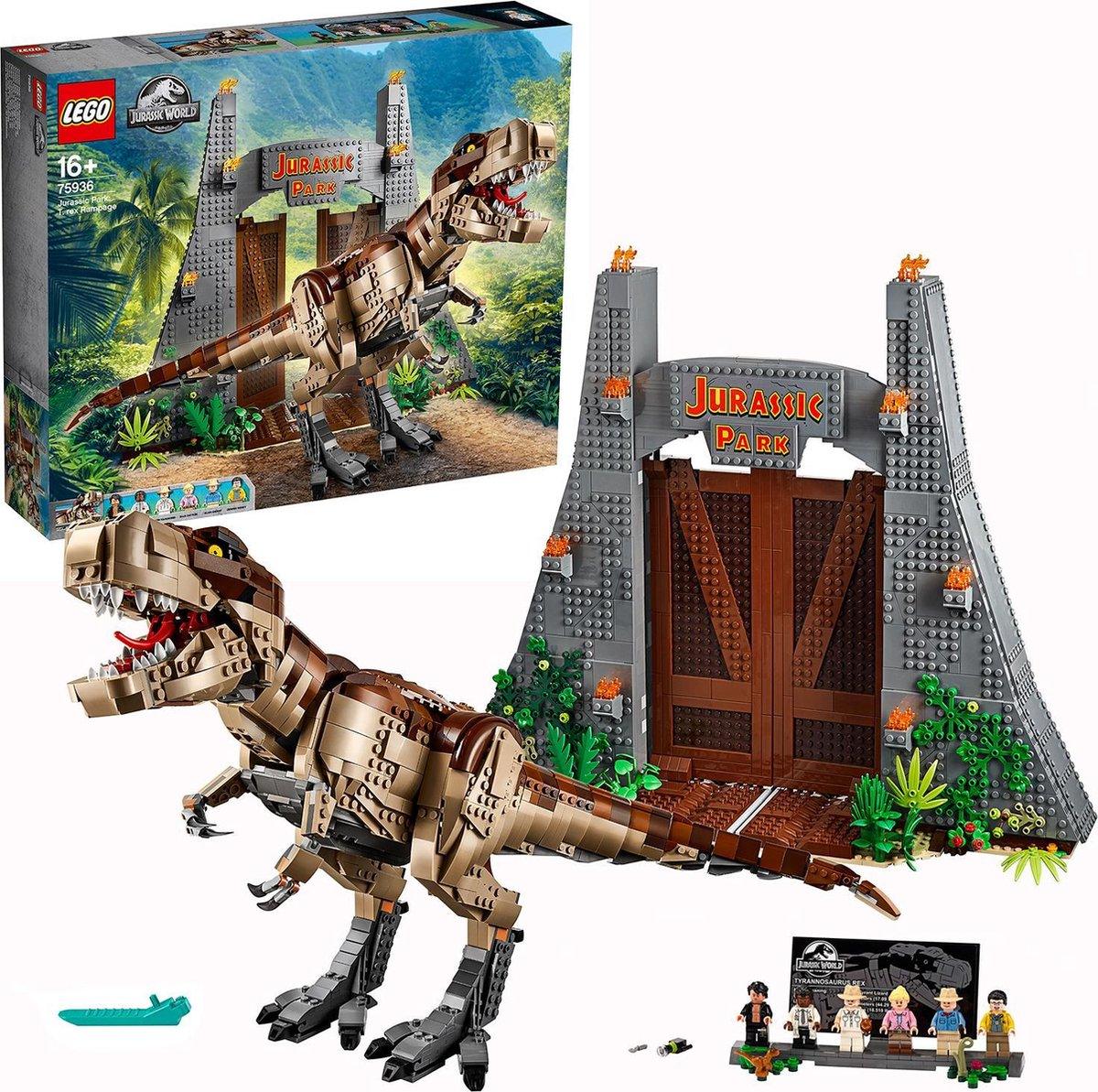 LEGO T.Rex Dino chaos 75936 Jurassic World LEGO JURASSIC WORLD @ 2TTOYS LEGO €. 374.99