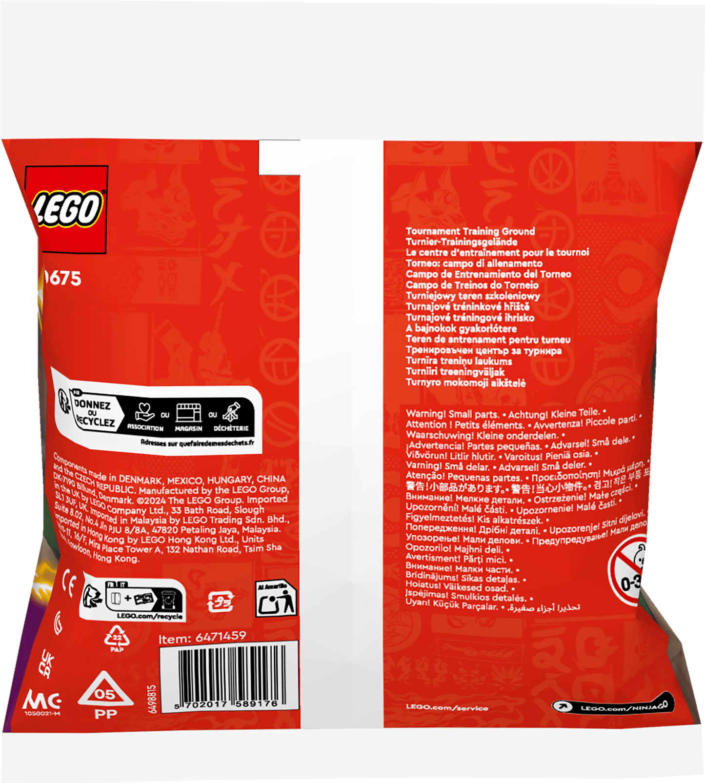 LEGO Toernooi trainingsveld 30675 Ninjago LEGO CREATOR @ 2TTOYS | Official LEGO shop😊🥰 LEGO €. 3.49