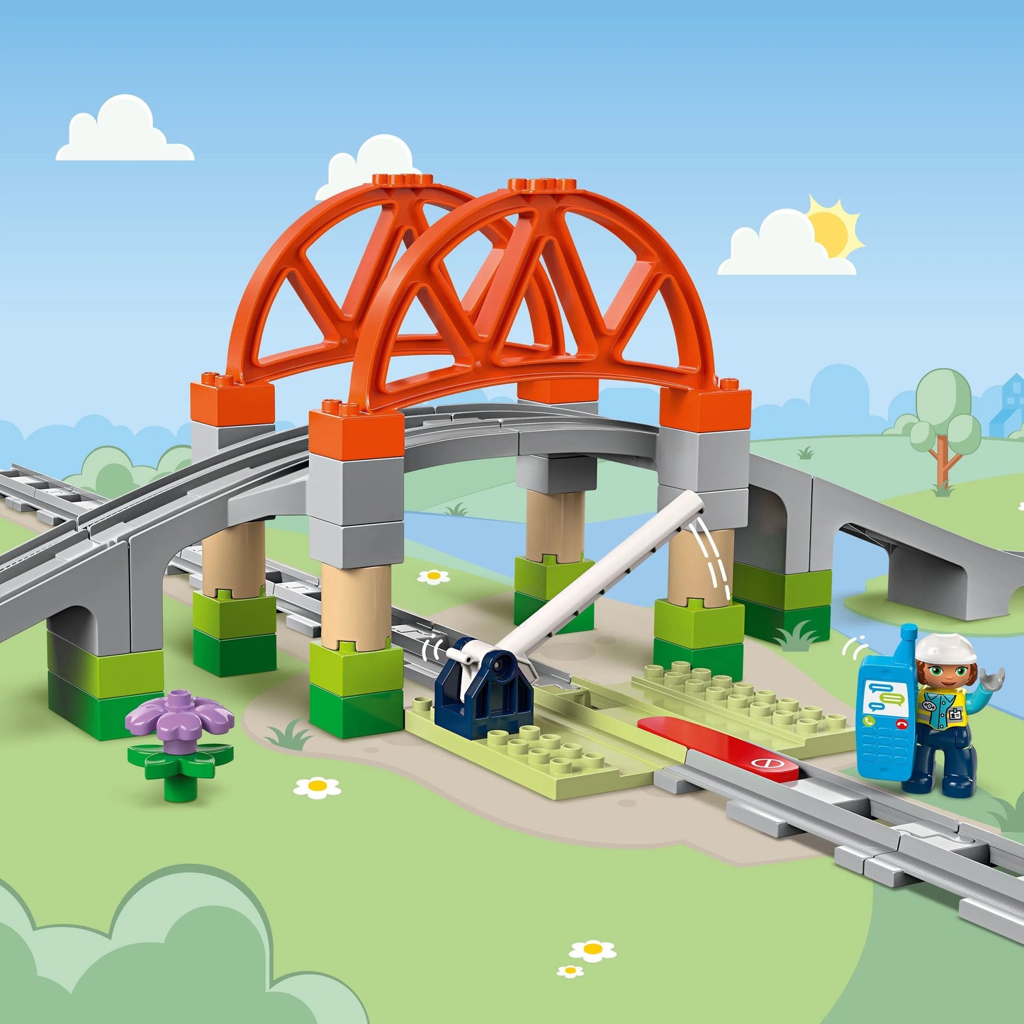 LEGO Treinbrug en Spooruitbreidingsset 10426 Duplo LEGO DUPLO @ 2TTOYS | Official LEGO shop😊🥰 LEGO €. 33.99